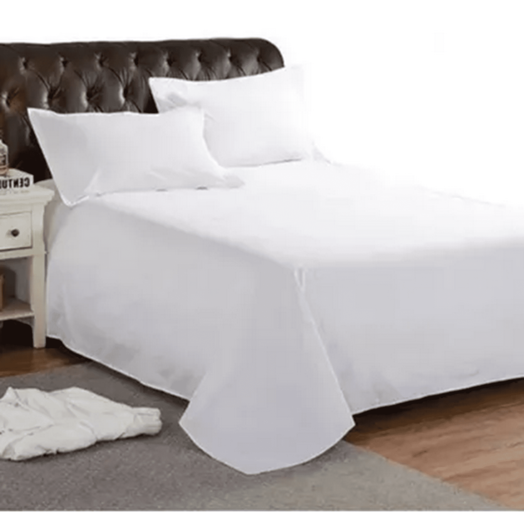 Genérico - Juego Sabanas 2 Plazas 144 Hilos