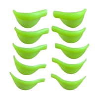 Ioensy - 10 Uds. De Almohadillas Para Permanente De Rizador De Pestañas, Almohadillas Para Maquillaje, Herramienta De Belleza Verde