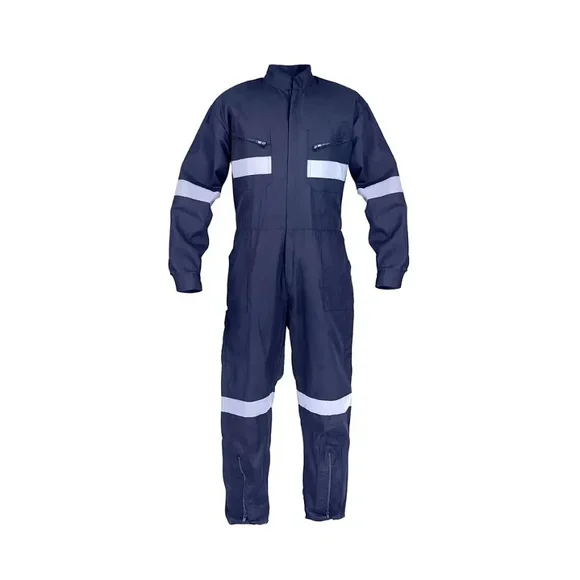 Overol Piloto Poplin Azul con Cintas Talla L Bufalo