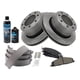 thumbnail image 3 of Kit de pastillas y discos de freno TRQ semimetálicos para Dodge Ram, 3 of 9