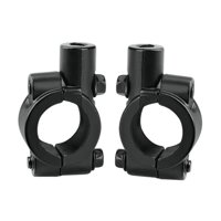 Magideal - Adaptadores Genéricos Para Espejos De Motocicleta De 7/8"" Universales, Fáciles De Instalar, De Aleación De Aluminio, Con Abrazaderas De Rosca De