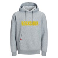 Poleron Rockshox Hoodie Deportivo Paint Brush Gris