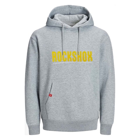 Poleron Rockshox Hoodie Deportivo Paint Brush Gris