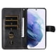 thumbnail image 5 of Funda con Cremallera para Samsung Galaxy S22 5G, Carcasa Cartera de Cuero PU con Soporte y Tarjetero, 5 of 6