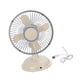 thumbnail image 3 of Mini Ventilador de Escritorio Ventiladores de Cabeza Móvil 2 Velocidades Interior Silencioso Compacto Pequeño Ventilador de Refrigeración Ventilador P Beige, 3 of 5