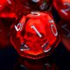 thumbnail image 5 of Set de Dados Froggod Blood Moss Skull 7 Piezas con Caja, 5 of 7