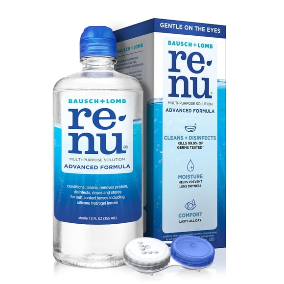 Solución para lentes de contacto Renu, desinfectante multipropósito, 355 ml