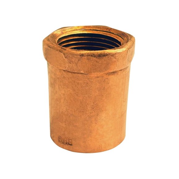 Adaptador de cobre Elkhart 3/4 x 1/2" FPT (1 unidad)