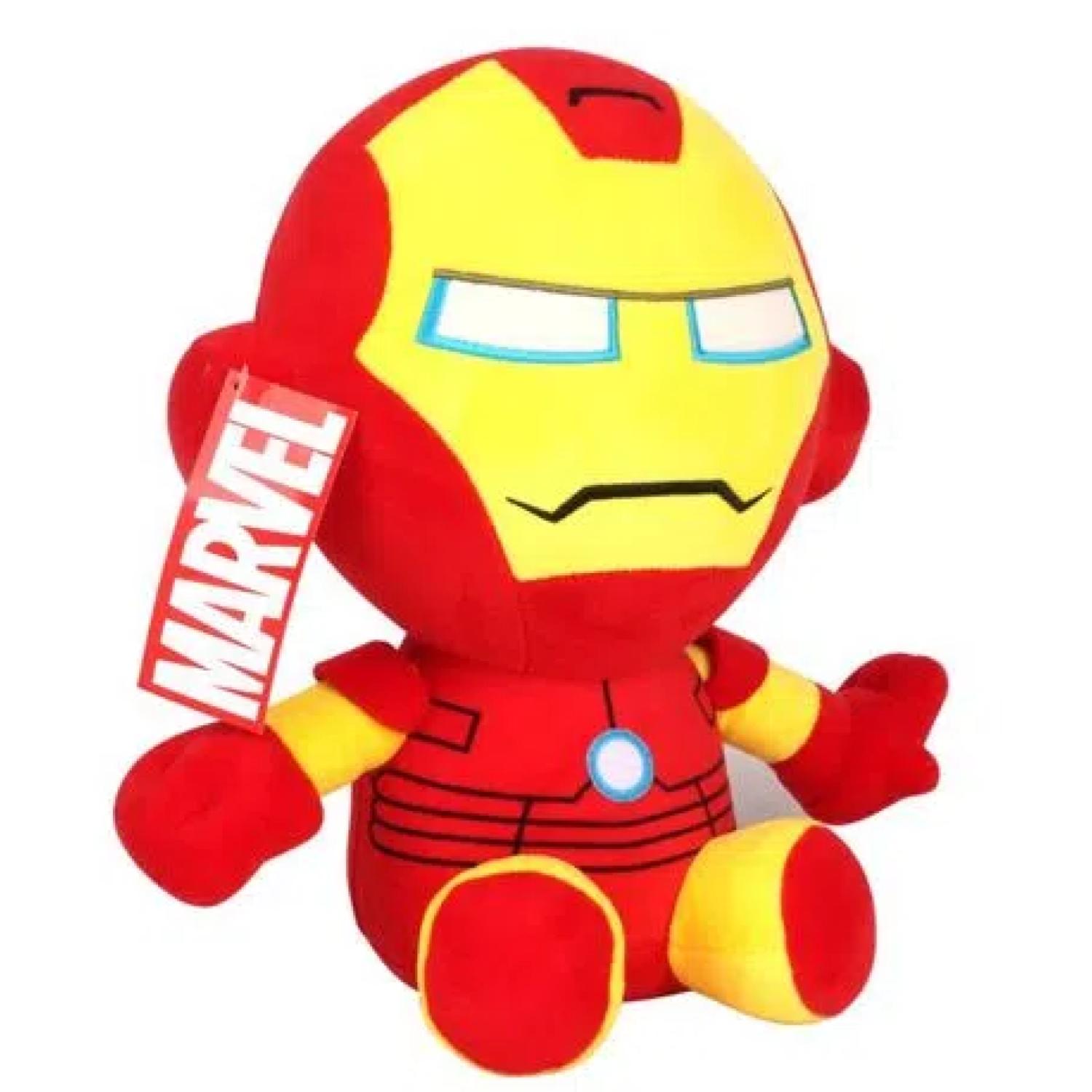 Marvel - Juguete Figura De Acción Peluche Iron Man Rojo 30Cm
