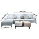 thumbnail image 2 of Funda Para Sofa Forma En L  Gris Claro, 2 of 7