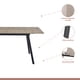 thumbnail image 3 of Mesa extensible 120 a 160 cm, ancho 80cm - Madera Clara, 3 of 4