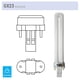 thumbnail image 3 of Bombilla CFL KOR PL13S/27/ECO 13 W 120 V T4-2 pines (paquete de 4 unidades), 3 of 6
