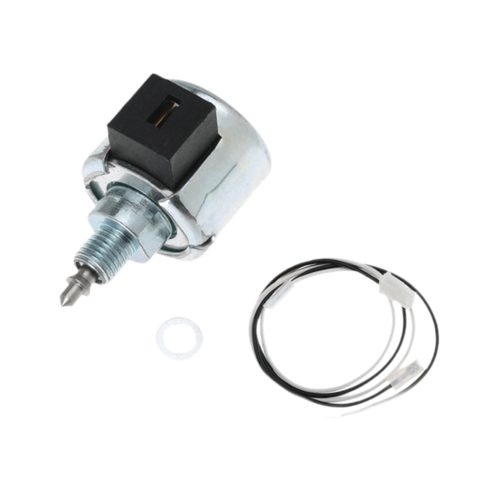 Magideal - Solenoide De Corte De Combustible Con Cable, Instalación Rápida, Válvula Solenoide De Corte De Combustible Para Motor De Cortacésped, Kit De Reparació