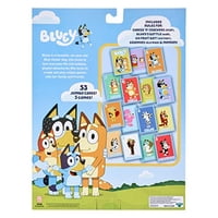 Juego De Cartas 5 En 1 Bluey - Incluye 53 Tarjetas Jumbo Bluey Bluey
