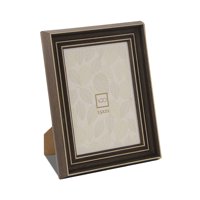 Vgo - Marco Plástico Combinado 15X20 Café Oscuro