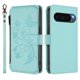thumbnail image 2 of Funda Cartera Mariposa para [Google Pixel 10 Pro XL 5G] con Soporte y Cremallera Verde menta, 2 of 6