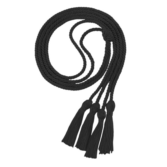 Cordón de Graduación UIALECG Negro Doble 173 cm