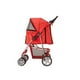 thumbnail image 5 of Coche Paseo Mascota Plegable Portatil 4 Ruedas Rojo, 5 of 6