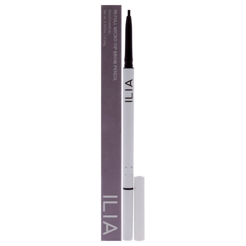 Ilia Beauty - Lápiz Para Cejas Con Micropunta Completa - Marrón Oscuro De Para Mujeres - Lápiz Para Cejas De 0,003 Oz
