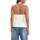thumbnail image 2 of ATHLECHIC Edición Tops Halter para Mujeres Sin Mangas Top de Tirantes Cuello Cuadrado Verano Salir con Aberturas Laterales L Blanco, 2 of 4