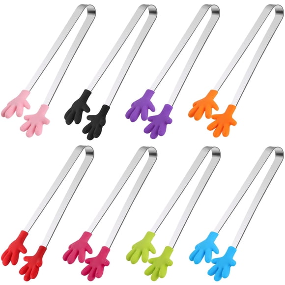 Pinzas Shindel 8 piezas 13 cm de silicona con forma de mano