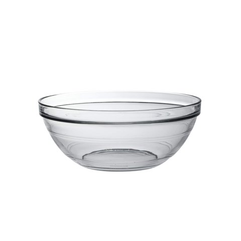 Juego De Cuencos Para Mezclar Duralex Gigogne Glass, 2,5 L, Apilables, Transparentes