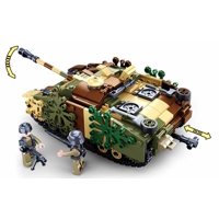 Sluban - Tanque Aleman Stug Iii, Compatible Lego