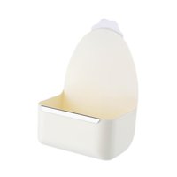 Ioensy - Comedero Colgante Para Jaula De Conejo, Práctico Cuenco Para Hámster, Cobaya, Color Blanco
