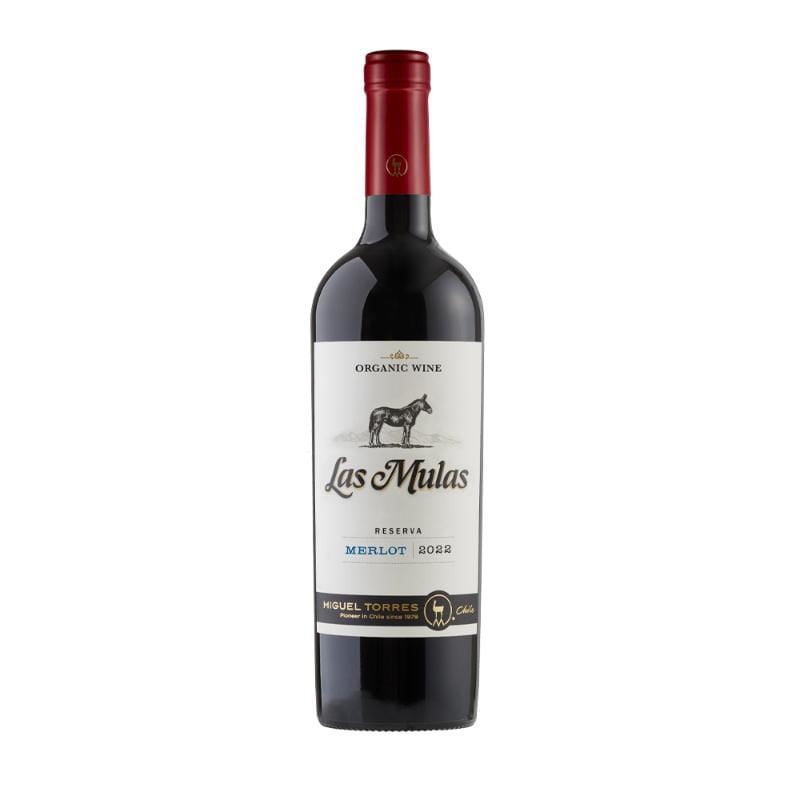 Las Mulas - Vino Tinto Merlot Botella