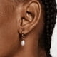 thumbnail image 2 of Pendientes de aro Hey Harper de acero inoxidable con recubrimiento PVD dorado de 14k, 2 of 9