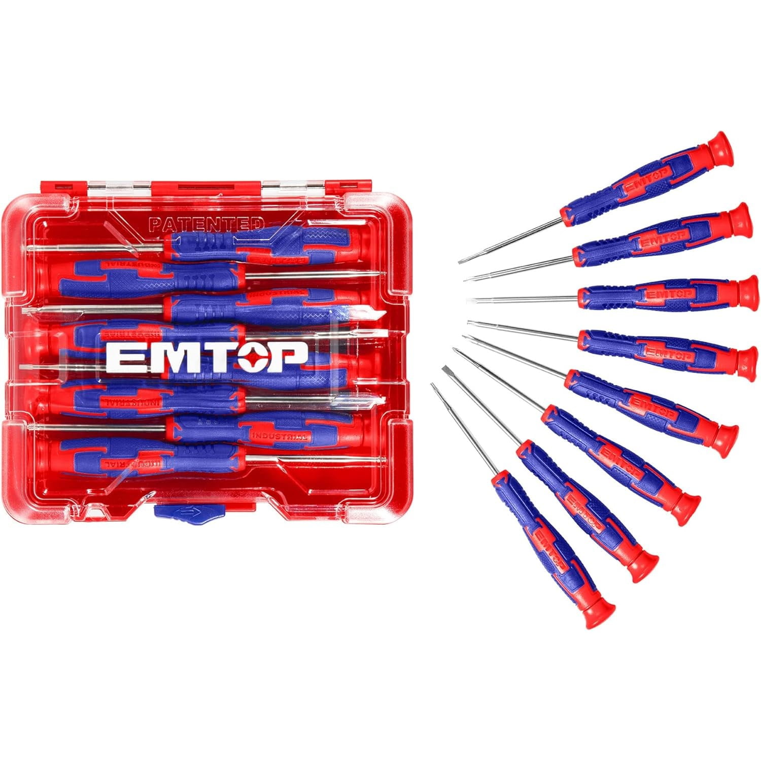 Pack 8 Destornillador Precisión Industrial Esstp0802 Emtop