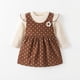 thumbnail image 2 of Vestido Manga Larga De Cotele Con Estampado Para Niñas Primavera Verano, 2 of 3