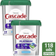 thumbnail image 1 of Pack x 2 Cascade Lavavajillas Platinum Fresh 59 unidades, 1 of 2