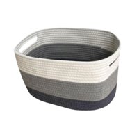 Bothyi - Cesta Tejida Práctica Para Guardar Ropa, Ideal Para El Hogar, El Dormitorio Y La Sala De Estar.