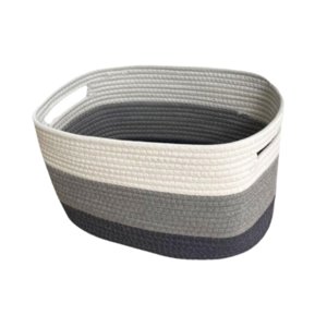 Bothyi - Cesta Tejida Práctica Para Guardar Ropa, Ideal Para El Hogar, El Dormitorio Y La Sala De Estar.