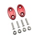 thumbnail image 1 of 2x Adaptador Extensor Elevador De Montaje De Espejo De Motocicleta Para BMW S1000rr 09-19 Rojo, 1 of 3