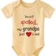 thumbnail image 1 of Baby Boys And Girls Casual Cute Onesie With "I'm Not Spoiled My Grandpa Just Love Me" For Summer Pregnancy Gift, 1 of 5