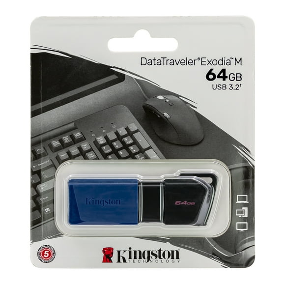 Pendrive Kingston Usb 3.2 64gb Exodia M Dtxm Color Azul