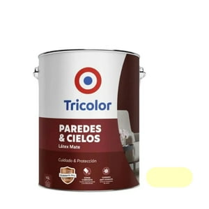 Látex Mate Paredes Y Cielos 1Gln Marfil Oriental - Tricolor