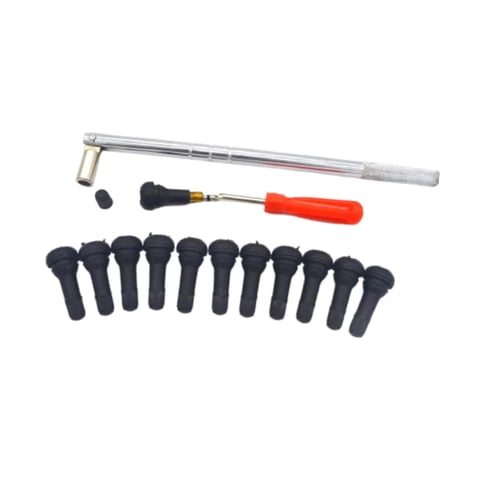 Ioensy - Kit De Herramientas De Cambio Rápido De Válvula De Neumático De 14 Piezas, Extractor De Vástago De Válvula Para Motocicleta