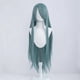 thumbnail image 1 of suxuMhao Peluca, Peluca de Anime, Peluca Universal, Peluca Larga y Lisa, Peluca Sintética, Peluca Completa, Gris Azul, 39 Pulgadas, 1 Pieza, Peluca de Cosplay Resistente Al Calor para Uso Diario y, 1 of 2