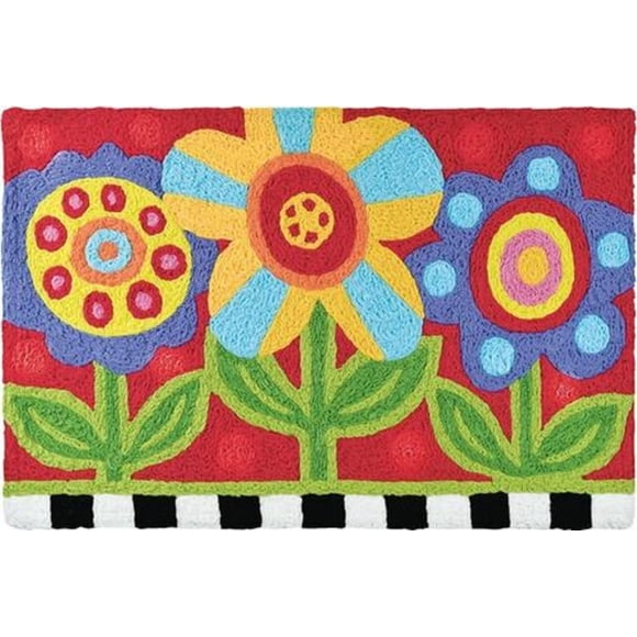 Alfombra Jellybean Pop Art de jardín, lavable