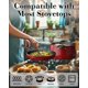 thumbnail image 3 of Juego de utensilios de cocina Cook N Home de 10 piezas, color rojo, antiadherente, 3 of 9