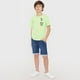 thumbnail image 4 of Polera Niño Kids Mc Bolsillo Print Verde Corona, 4 of 5