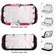thumbnail image 3 of Oso de Fresa Lotso-theme Car Rear Seat Covers Back Elastic Flexible Car Seat Covers Decorative Fits Most Cars 120x59x76cm, 3 of 6