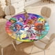 thumbnail image 4 of Rainbow Rangers-theme Fitted Round Tablecloths Elastic Edged Table Covers Waterproof Table Cloth for Kitchen Holiday Party Tables Decor 120cm, 4 of 6