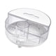 thumbnail image 2 of Estante De Maquillaje Cosmético Organizador Contenedor De Mesa Para Tocador De Baño Transparente Con Tapa, 2 of 5