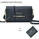 thumbnail image 1 of 2023 New Korean Large Capacity Multifunctional Shoulder Bag Medium Length Handheld Bag Mobile Bag Fashion Women's Wallet, 1 of 3
