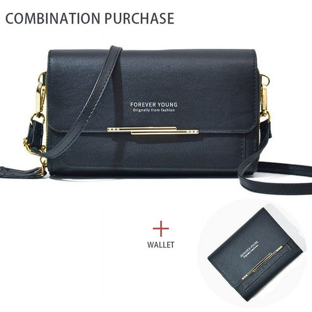 2023 New Korean Large Capacity Multifunctional Shoulder Bag Medium Length Handheld Bag Mobile Bag Fashion Women's Wallet