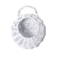 thumbnail image 1 of Cesta De Flores Colgante De Mimbre, Macetero De Pared, Césped, Patio, Balcón, Soporte Para Maceta, Color Blanco, 1 of 5